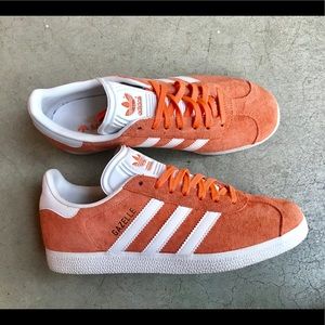 Adidas Gazelle Peach Orange Shoes 7
